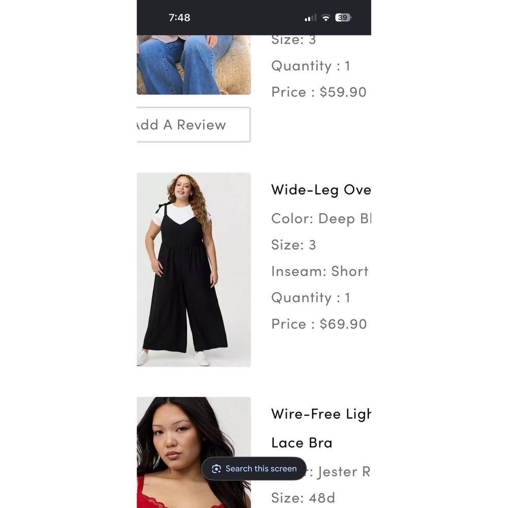 Torrid Wide Leg Jumpers Lot 2 Black Tie Strap & Brown Striped Gauze Size 3 3XL